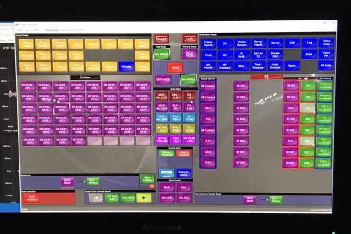 アジア大会で使用されたLAWO社IPコア・ルーティング/プロセシング・プラットフォーム V_matrix