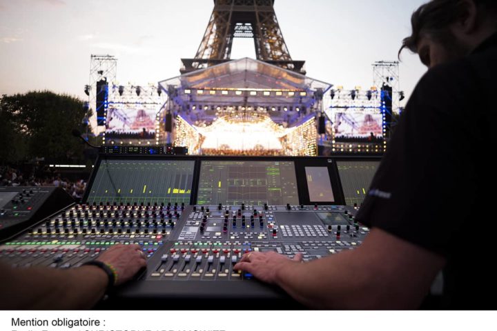Concert de Paris, ライブFOH/放送制作にLAWOを使用