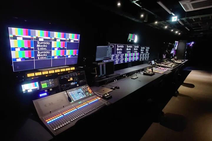 すみだメディアラボ/BSよしもと様へRIEDEL CommunicationsのARTISTとBoleroが導入されました