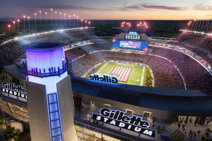 NEPがジレット・スタジアムにRIEDEL社インカムとST2110オーディオモニタリングソリューションを導入