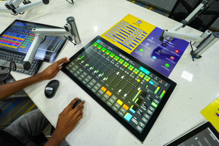 Radio47 Lawo Virtual Broadcast Console workplace