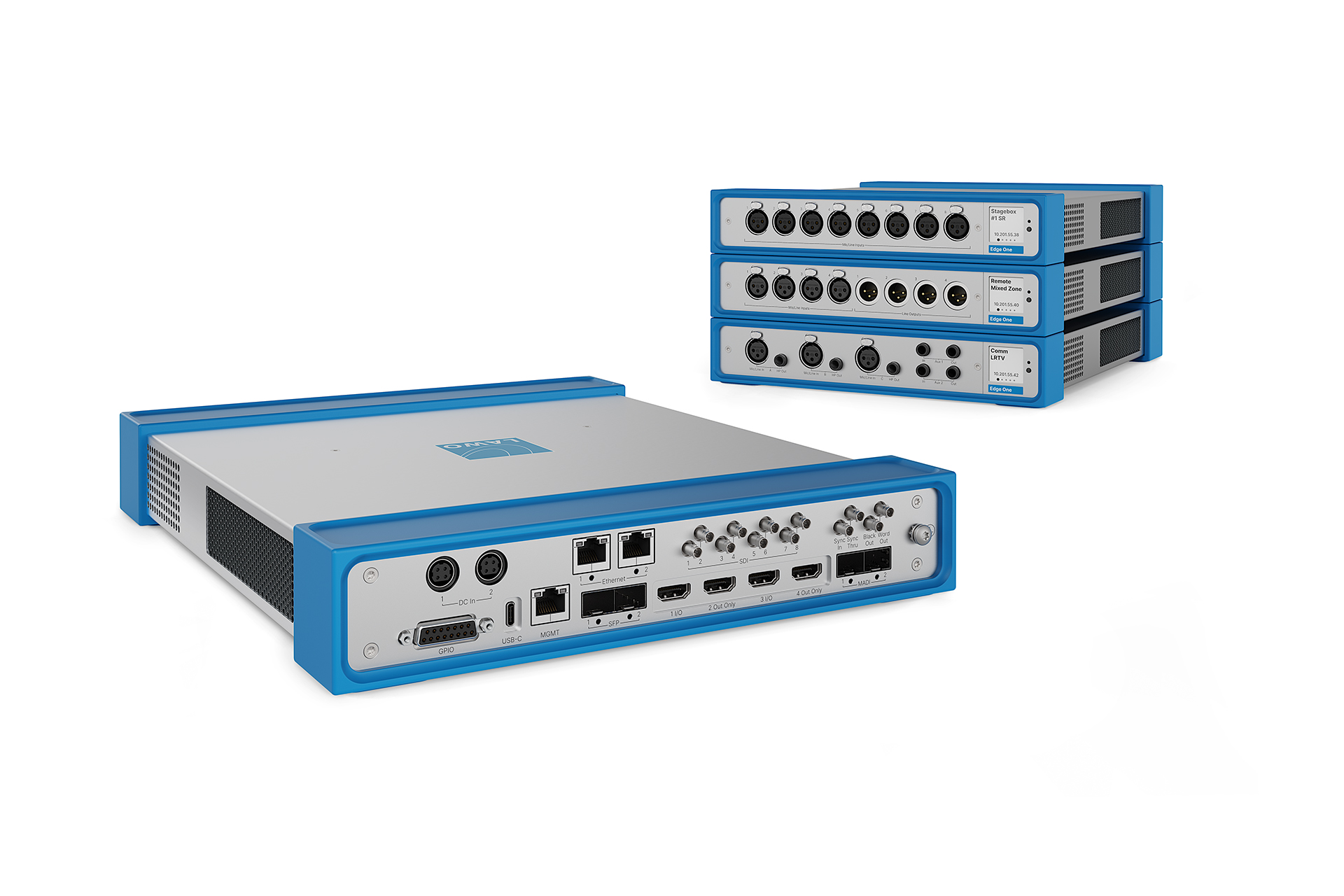 LAWO、ビデオとオーディオを統合したステージボックス「Edge One」発表